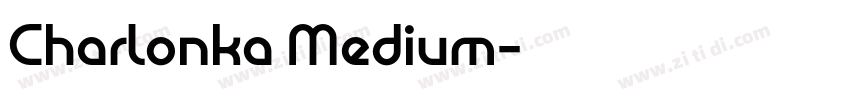 Charlonka Medium字体转换
